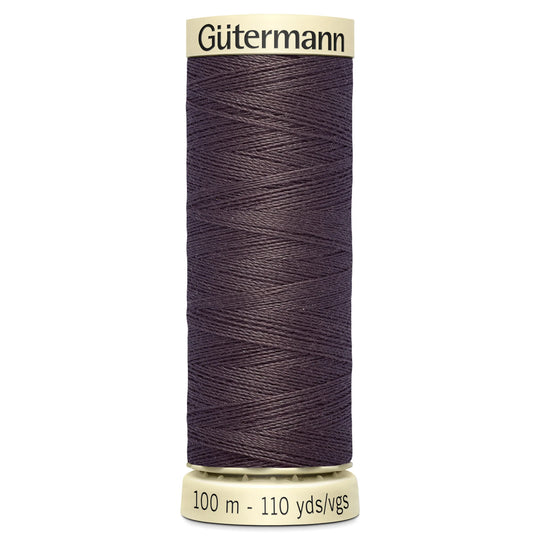Gutermann Sew All Polyester Sewing Thread - 100m/110 yards - 540 - Grey Brown