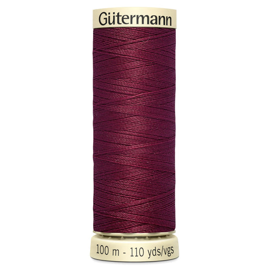 Gutermann Sew All Polyester Sewing Thread - 100m/110 yards - 375 - Burgundy