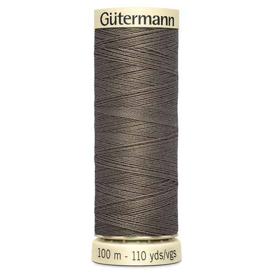 Gutermann Sew All Polyester Sewing Thread - 100m/110 yards - 727 - Taupe