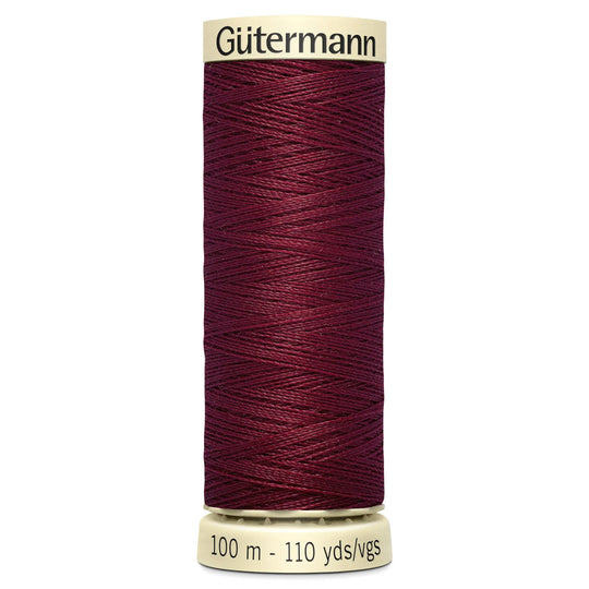 Gutermann Sew All Polyester Sewing Thread - 100m/110 yards - 368 - Wine