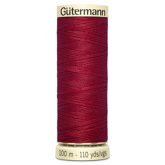 Gutermann Sew All Polyester Sewing Thread - 100m/110 yards - 384 - Crimson
