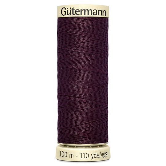 Gutermann Sew All Polyester Sewing Thread - 100m/110 yards - 130 - Burgundy