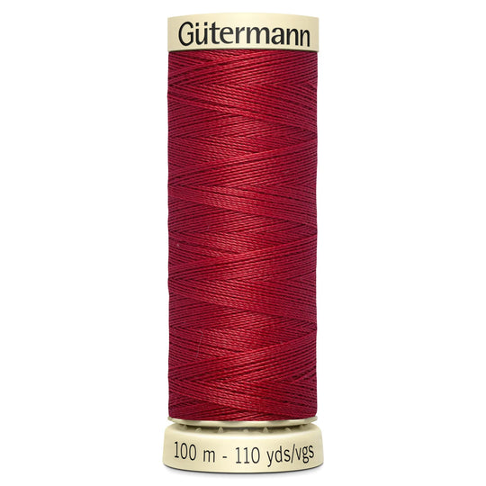Gutermann Sew All Polyester Sewing Thread - 100m/110 yards - 46 - Garnet Red