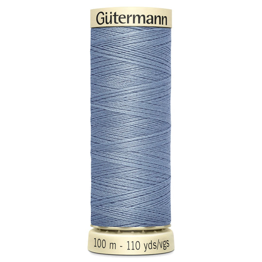 Gutermann Sew All Polyester Sewing Thread - 100m/110 yards - 64 - Greyish Blue