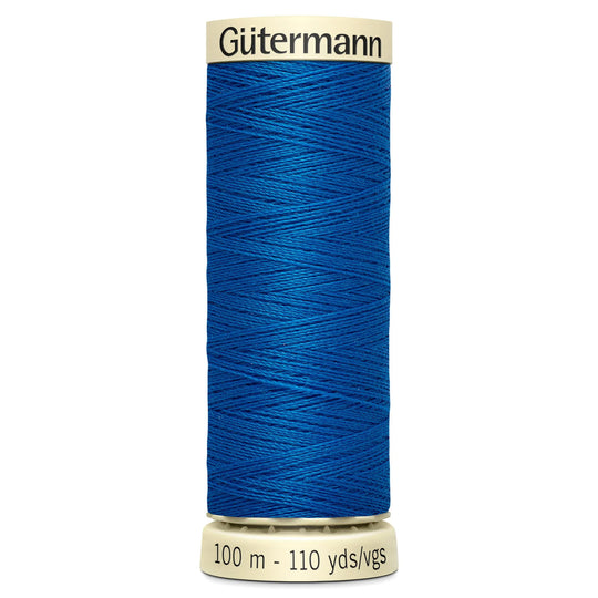Gutermann Sew All Polyester Sewing Thread - 100m/110 yards - 322 - Royal Blue