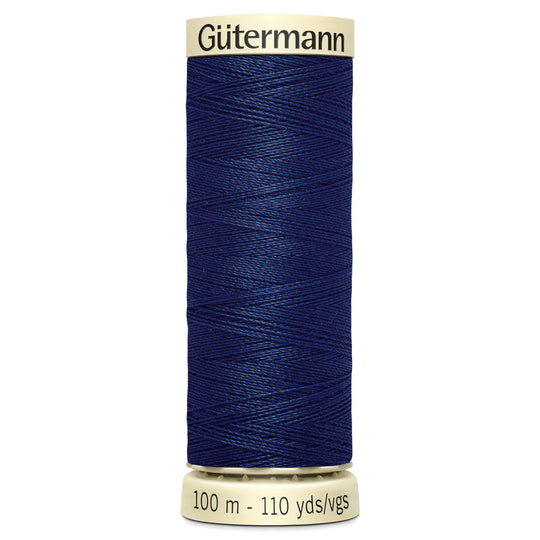 Gutermann Sew All Polyester Sewing Thread - 100m/110 yards - 13 - Navy Blue