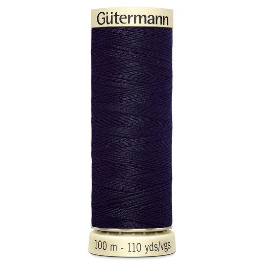 Gutermann Sew All Polyester Sewing Thread - 100m/110 yards - 665 - Blue Black