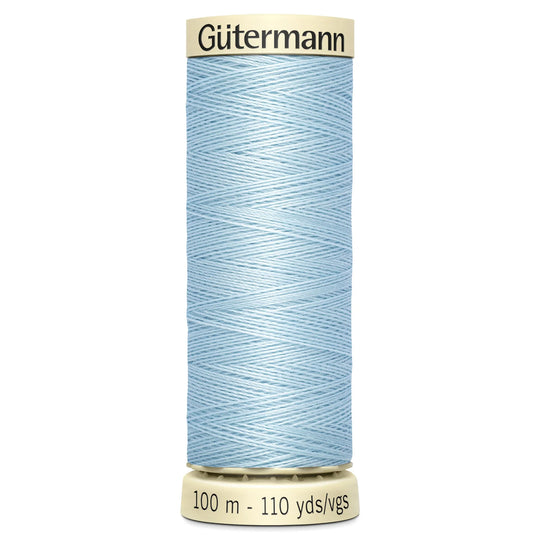 Gutermann Sew All Polyester Sewing Thread - 100m/110 yards - 276 - Pale Blue