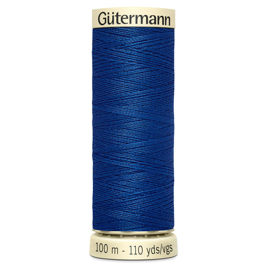 Gutermann Sew All Polyester Sewing Thread - 100m/110 yards - 214 - Mid Blue