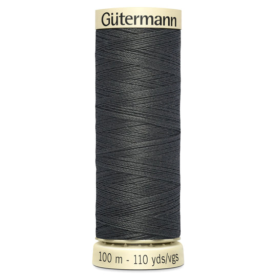 Gutermann Sew All Polyester Sewing Thread - 100m/110 yards - 36 - Dark Grey