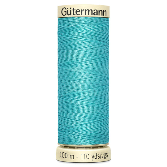 Gutermann Sew All Polyester Sewing Thread - 100m/110 yards - 192 - Turquoise