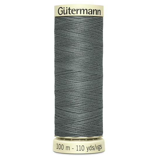 Gutermann Sew All Polyester Sewing Thread - 100m/110 yards - 701 - Grey