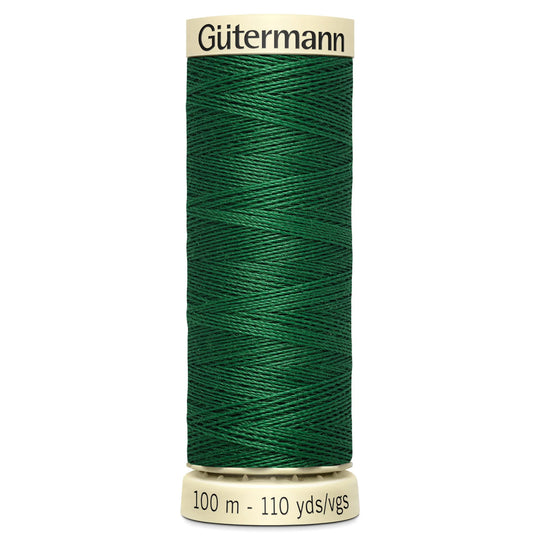 Gutermann Sew All Polyester Sewing Thread - 100m/110 yards - 237 - Green