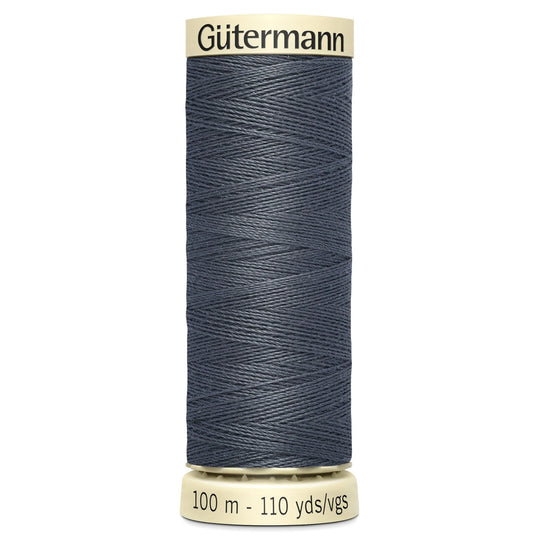 Gutermann Sew All Polyester Sewing Thread - 100m/110 yards - 93 - Mid Grey