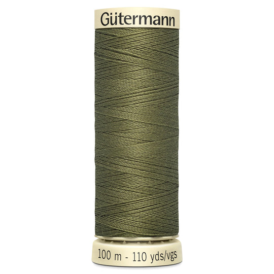Gutermann Sew All Polyester Sewing Thread - 100m/110 yards - 432 - Dark Khaki