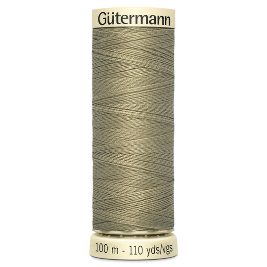Gutermann Sew All Polyester Sewing Thread - 100m/110 yards - 258 - Cookie