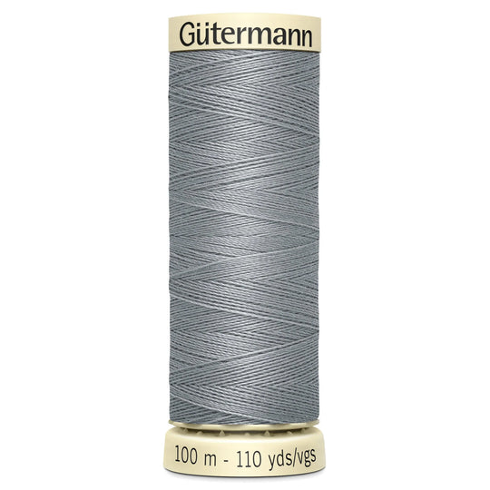 Gutermann Sew All Polyester Sewing Thread - 100m/110 yards - 40 - Grey