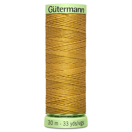 Gutermann Top Stitch - All Polyester Sewing Thread  - 30m/33yds - 968 - Gold