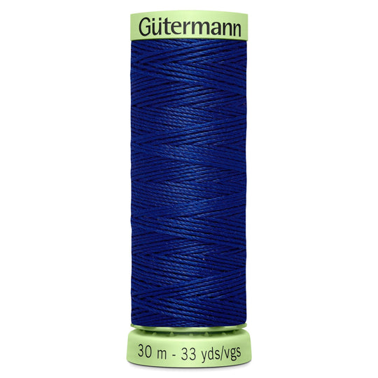 Gutermann Top Stitch - All Polyester Sewing Thread  - 30m/33yds - 232 - Royal Blue