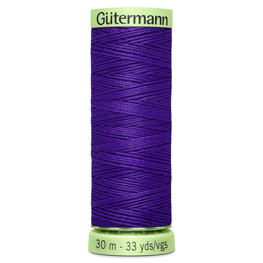 Gutermann Top Stitch - All Polyester Sewing Thread  - 30m/33yds - 810 - Purple