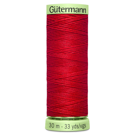 Gutermann Top Stitch - All Polyester Sewing Thread  - 30m/33yds - 156 - Red