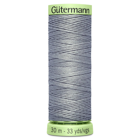 Gutermann Top Stitch - All Polyester Sewing Thread  - 30m/33yds - 40 - Mid Grey