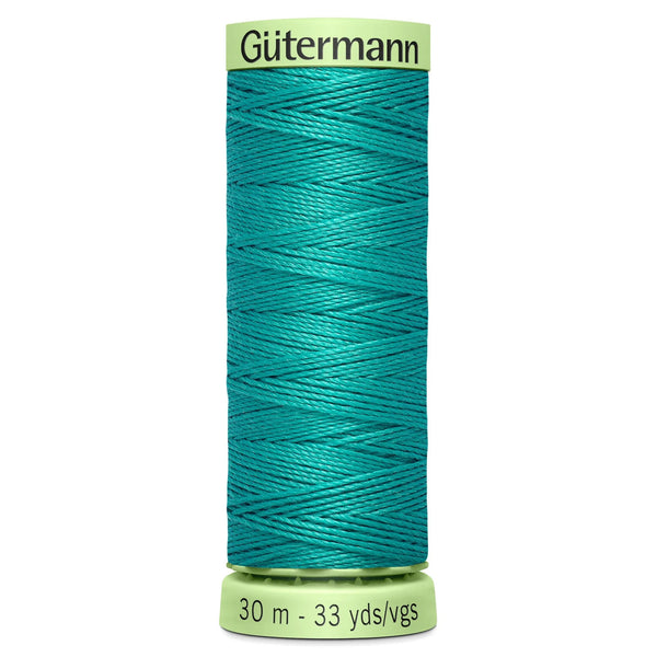 Gutermann Top Stitch - All Polyester Sewing Thread  - 30m/33yds - 235 - Teal