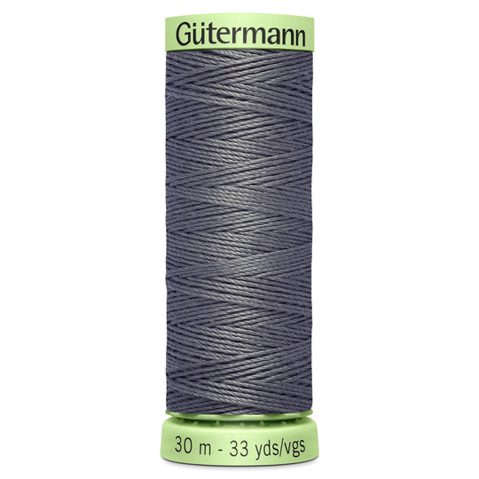 Gutermann Top Stitch - All Polyester Sewing Thread  - 30m/33yds - 701 - Dark Grey