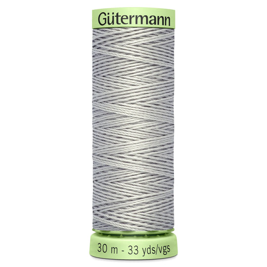 Gutermann Top Stitch - All Polyester Sewing Thread  - 30m/33yds - 38 - Grey