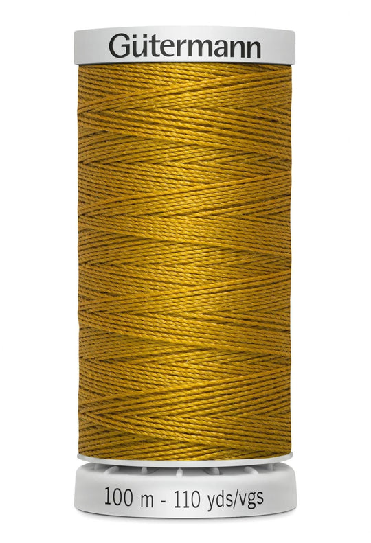 Gutermann Top Extra Strong - All Polyester Sewing Thread  - 100m/110yds - 412 - Mustard Ginger