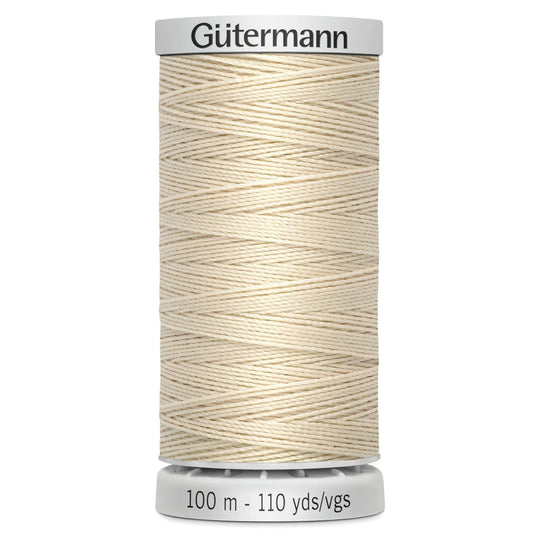 Gutermann Top Extra Strong - All Polyester Sewing Thread  - 100m/110yds - 169 - Vellum