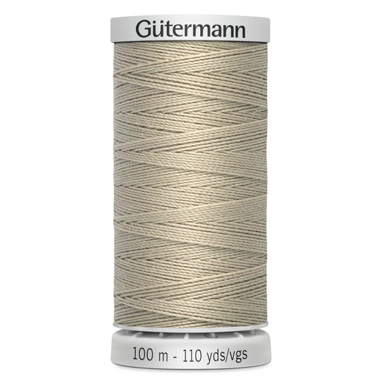Gutermann Top Extra Strong - All Polyester Sewing Thread  - 100m/110yds - 722 - Beige Bone