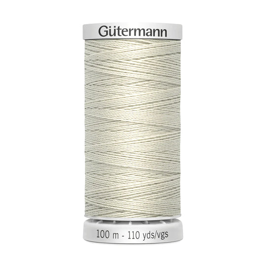 Gutermann Top Extra Strong - All Polyester Sewing Thread  - 100m/110yds - 299 - Natural