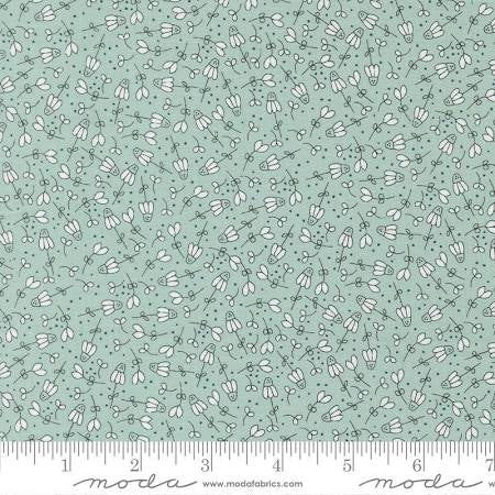 Vintage by Sweetwater for Moda - Aqua Words - 100% cotton - 110 cm wide