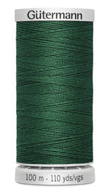 Gutermann Top Extra Strong - All Polyester Sewing Thread  - 100m/110yds - 340 - Green