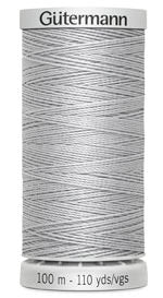 Gutermann Top Extra Strong - All Polyester Sewing Thread  - 100m/110yds - 38 - Light Grey