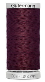 Gutermann Top Extra Strong - All Polyester Sewing Thread  - 100m/110yds - 369 - Burgundy