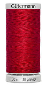 Gutermann Top Extra Strong - All Polyester Sewing Thread  - 100m/110yds - 156 - Red