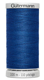 Gutermann Top Extra Strong - All Polyester Sewing Thread  - 100m/110yds - 214 - Blue