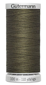 Gutermann Top Extra Strong - All Polyester Sewing Thread  - 100m/110yds - 676 - Khaki