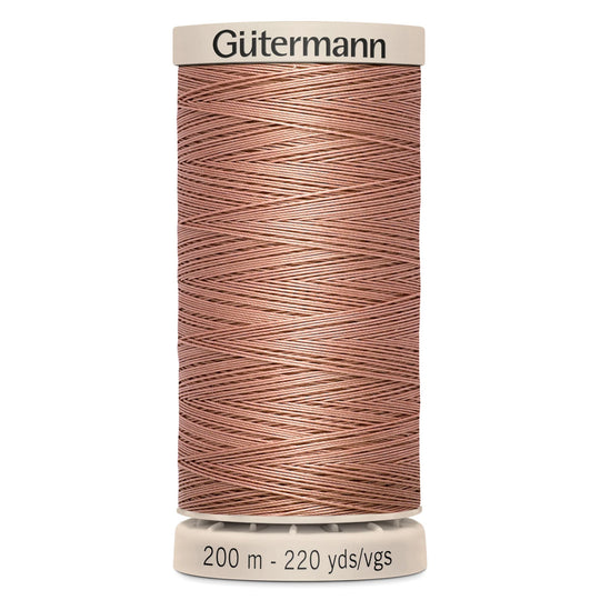 Gutermann Hand Stitching Thread - 100% Cotton Sewing Thread  - 200m/220yds - 2626 - Mid pink