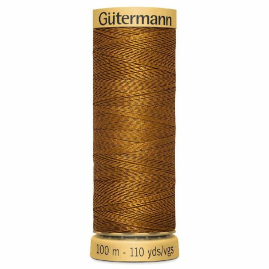 Gutermann Natural Cotton - 100m/110yds - 100% cotton - 1444 Copper