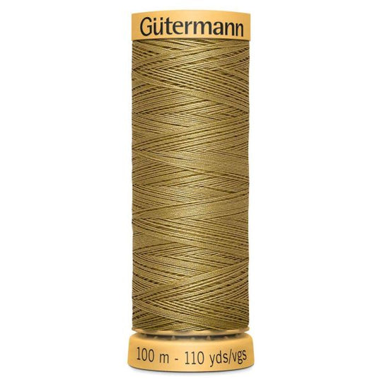 Gutermann Natural Cotton - 100m/110yds - 100% cotton - 1136 - Light Coffee