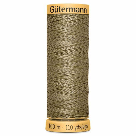 Gutermann Natural Cotton - 100m/110yds - 100% cotton - 1015 - Mid Beige