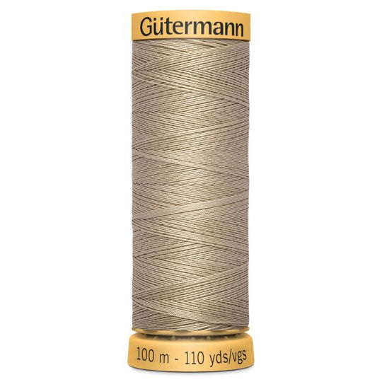 Gutermann Natural Cotton - 100m/110yds - 100% cotton - 1427 - Lightest Salmon