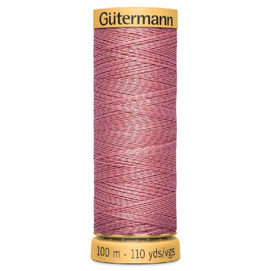 Gutermann Natural Cotton - 100m/110yds - 100% cotton - Pink 2536
