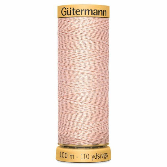 Gutermann Natural Cotton - 100m/110yds - 100% cotton - Light Pink 2238