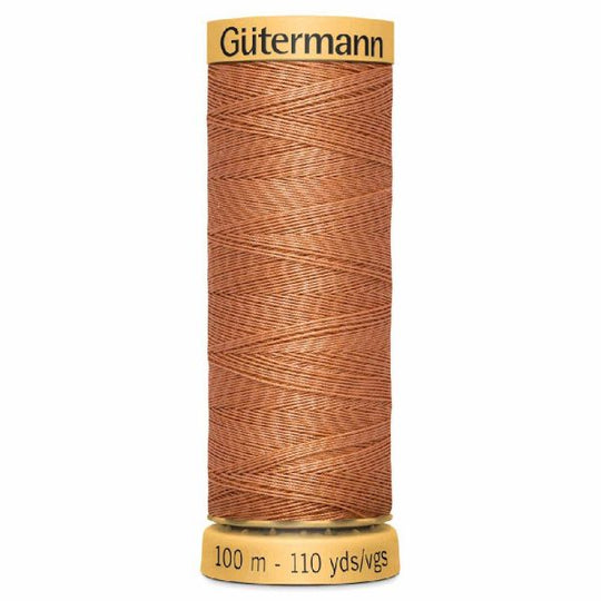 Gutermann Natural Cotton - 100m/110yds - 100% cotton - Mid Peach -  2045