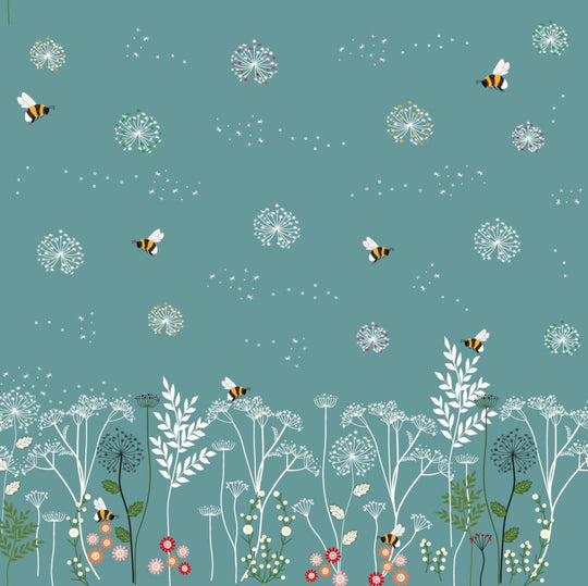 TWILL COTTON | CHANTING MEADOW2  - BLUE