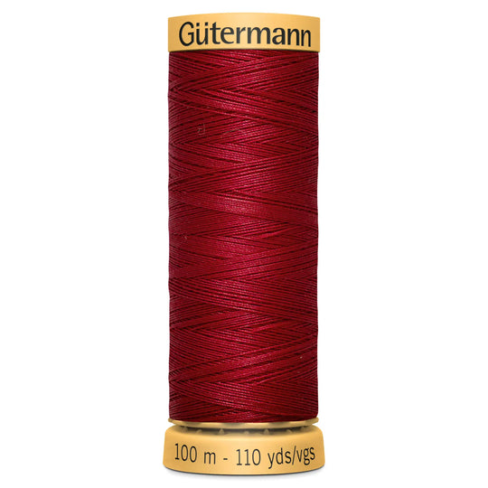 Gutermann Natural Cotton - 100m/110yds - 100% cotton - 2453 - Cerise